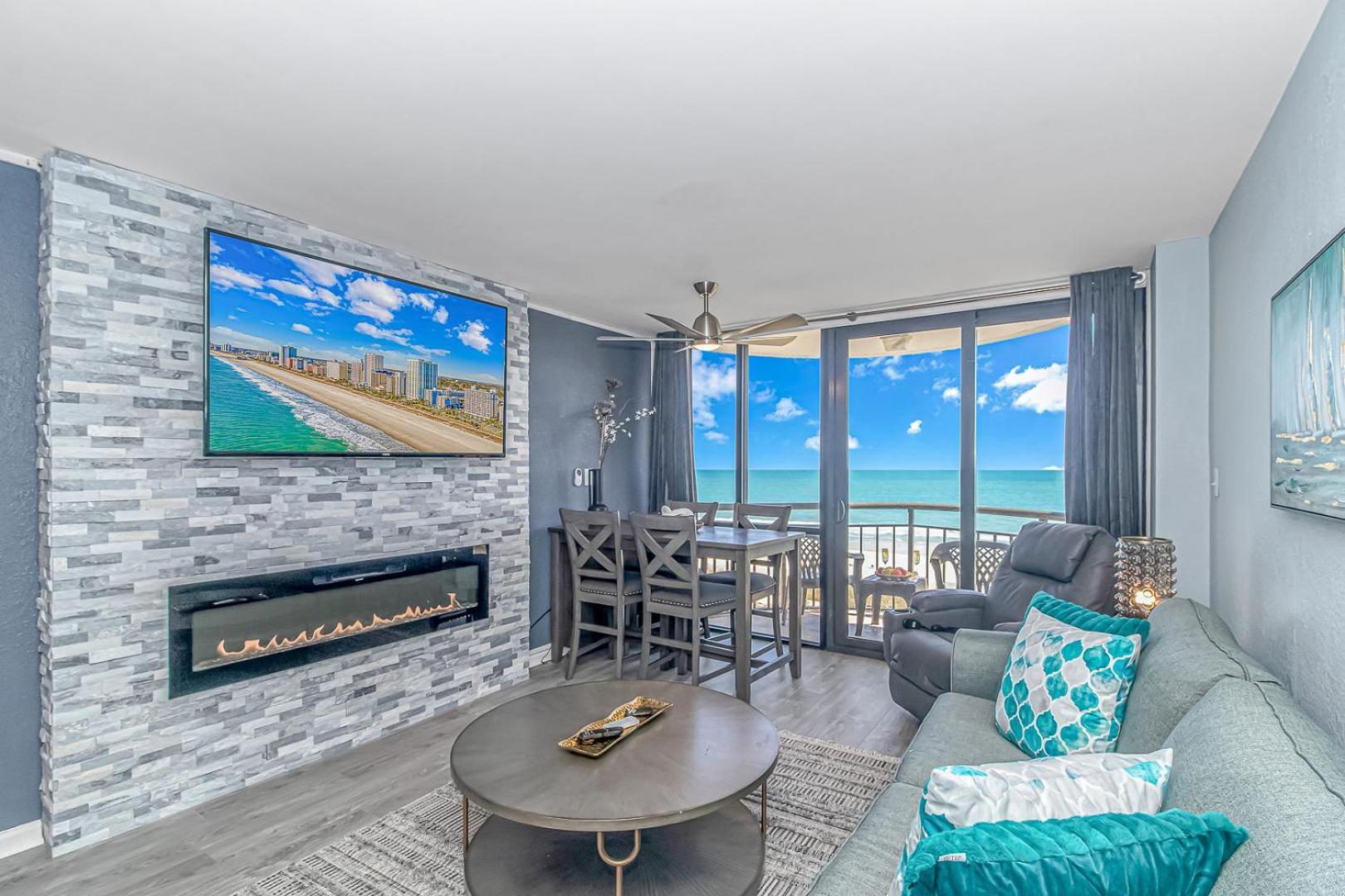 5Th Floor Direct Oceanfront Double Suite Sleeps 6 Meridian Plaza 503 Myrtle Beach Zewnętrze zdjęcie