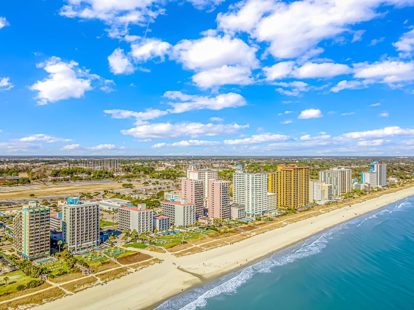 5Th Floor Direct Oceanfront Double Suite Sleeps 6 Meridian Plaza 503 Myrtle Beach Zewnętrze zdjęcie
