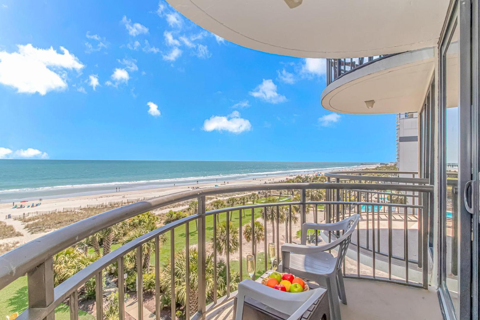 5Th Floor Direct Oceanfront Double Suite Sleeps 6 Meridian Plaza 503 Myrtle Beach Zewnętrze zdjęcie