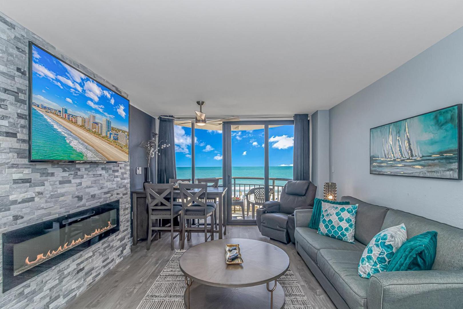 5Th Floor Direct Oceanfront Double Suite Sleeps 6 Meridian Plaza 503 Myrtle Beach Zewnętrze zdjęcie