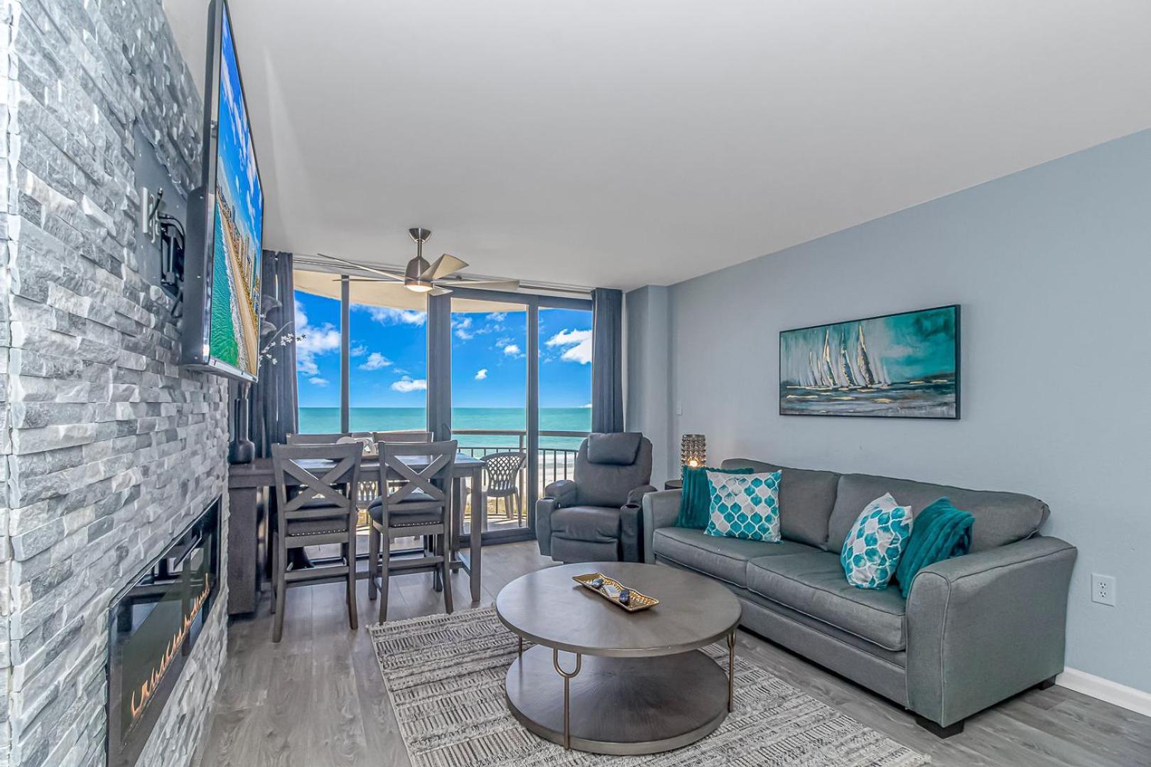 5Th Floor Direct Oceanfront Double Suite Sleeps 6 Meridian Plaza 503 Myrtle Beach Zewnętrze zdjęcie