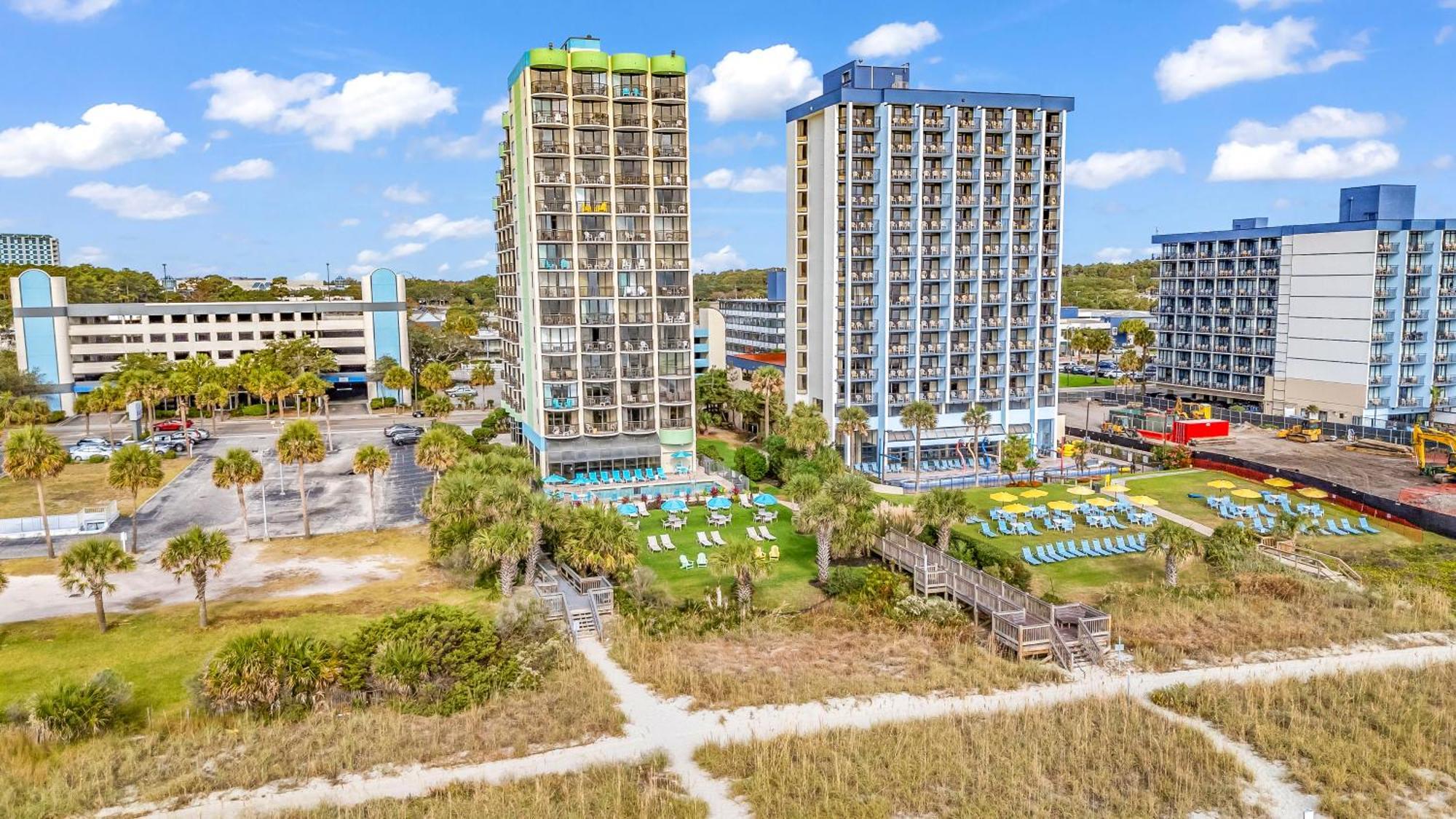 5Th Floor Direct Oceanfront Double Suite Sleeps 6 Meridian Plaza 503 Myrtle Beach Zewnętrze zdjęcie