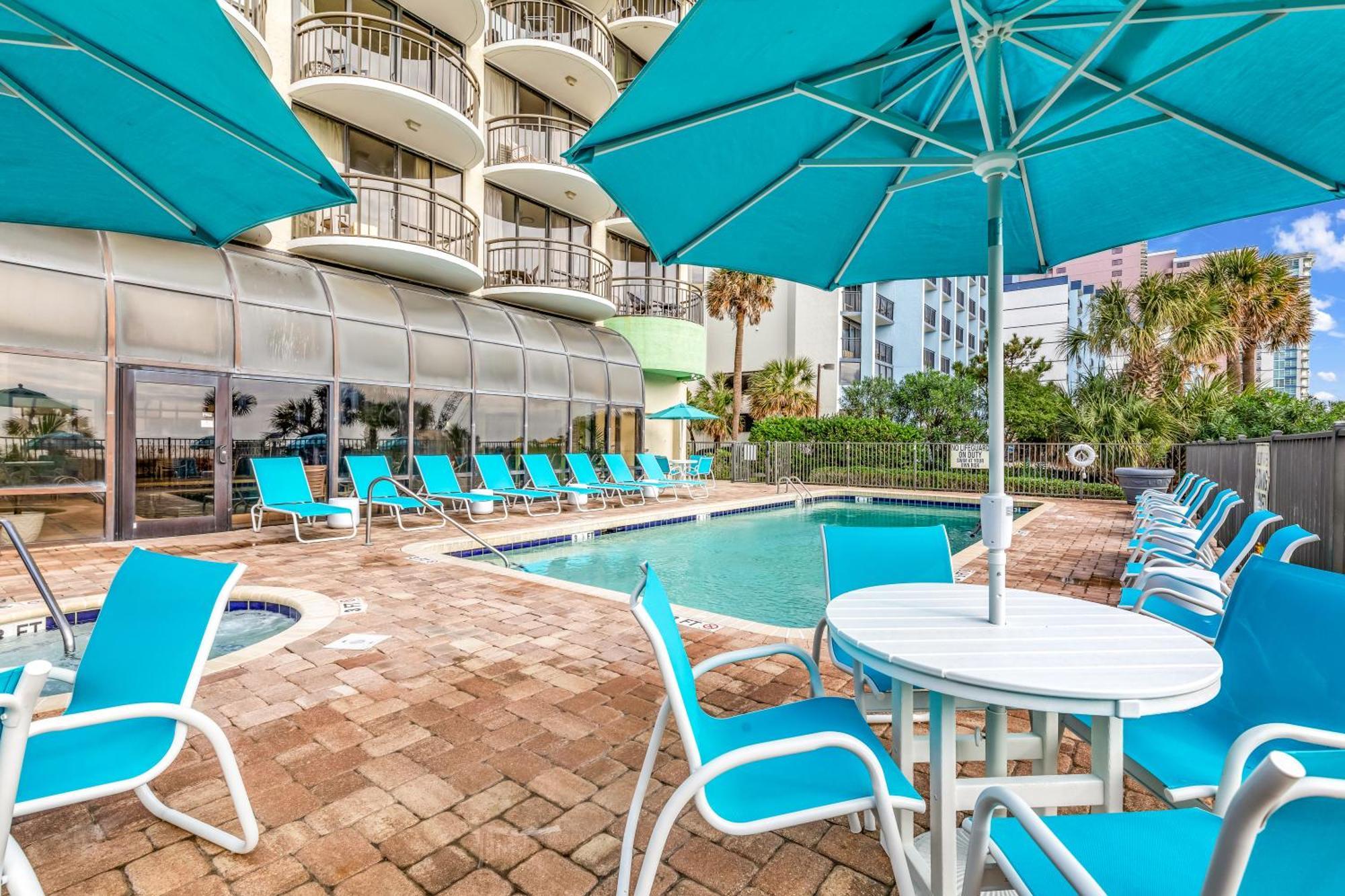5Th Floor Direct Oceanfront Double Suite Sleeps 6 Meridian Plaza 503 Myrtle Beach Zewnętrze zdjęcie