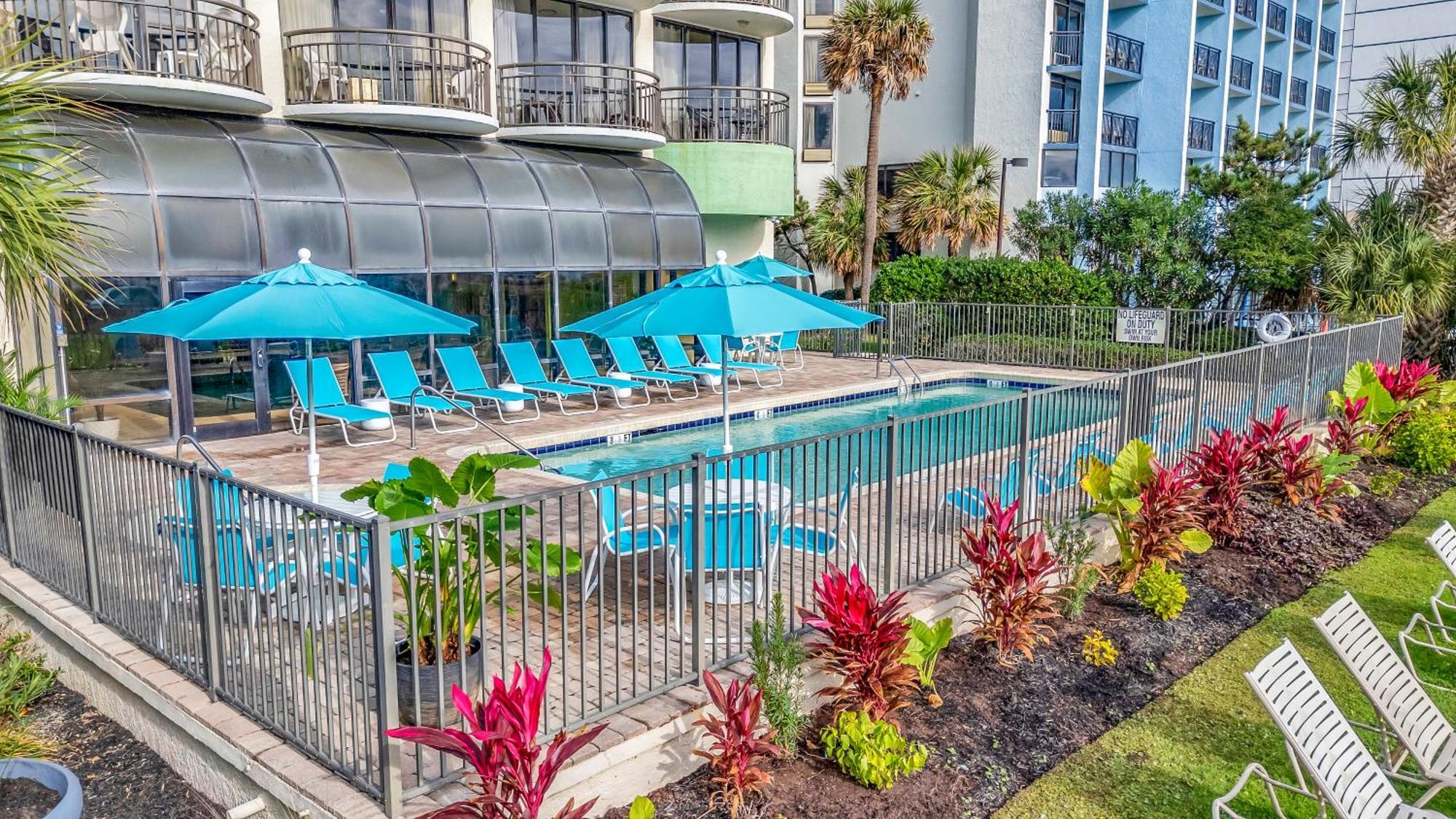 5Th Floor Direct Oceanfront Double Suite Sleeps 6 Meridian Plaza 503 Myrtle Beach Zewnętrze zdjęcie