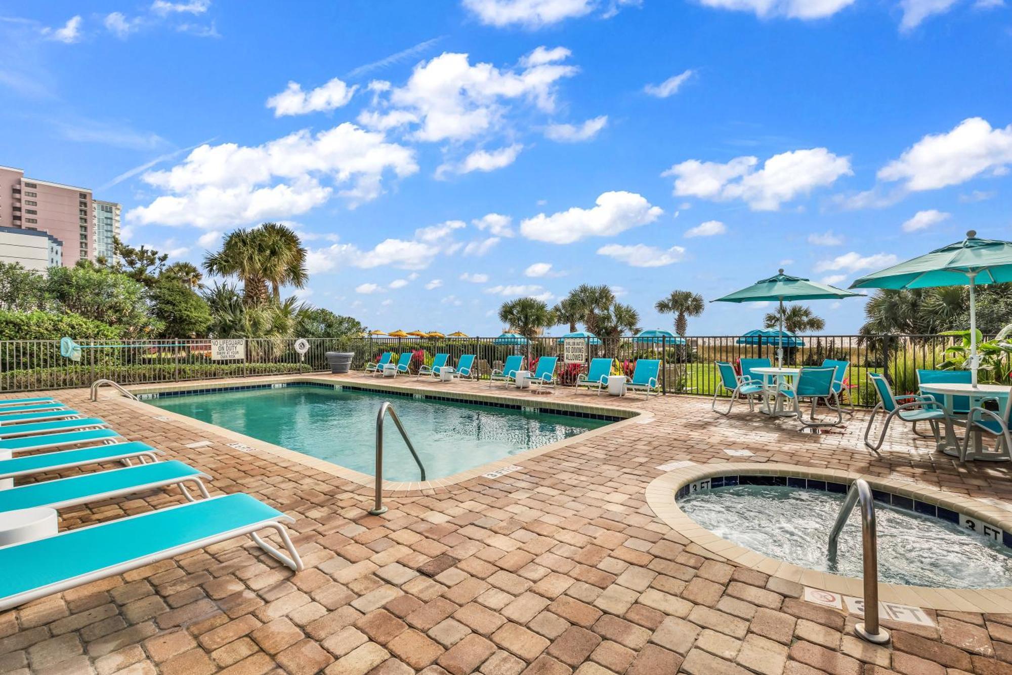 5Th Floor Direct Oceanfront Double Suite Sleeps 6 Meridian Plaza 503 Myrtle Beach Zewnętrze zdjęcie