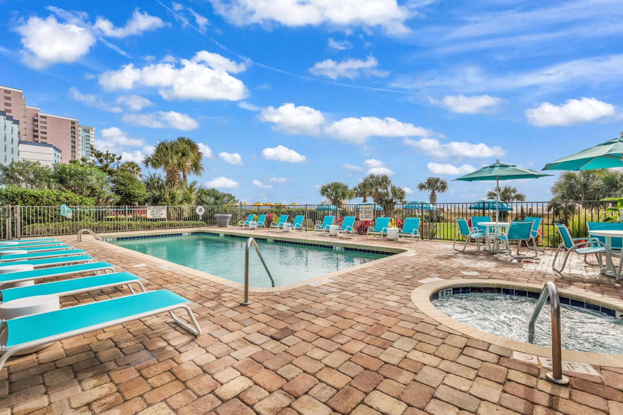 5Th Floor Direct Oceanfront Double Suite Sleeps 6 Meridian Plaza 503 Myrtle Beach Zewnętrze zdjęcie