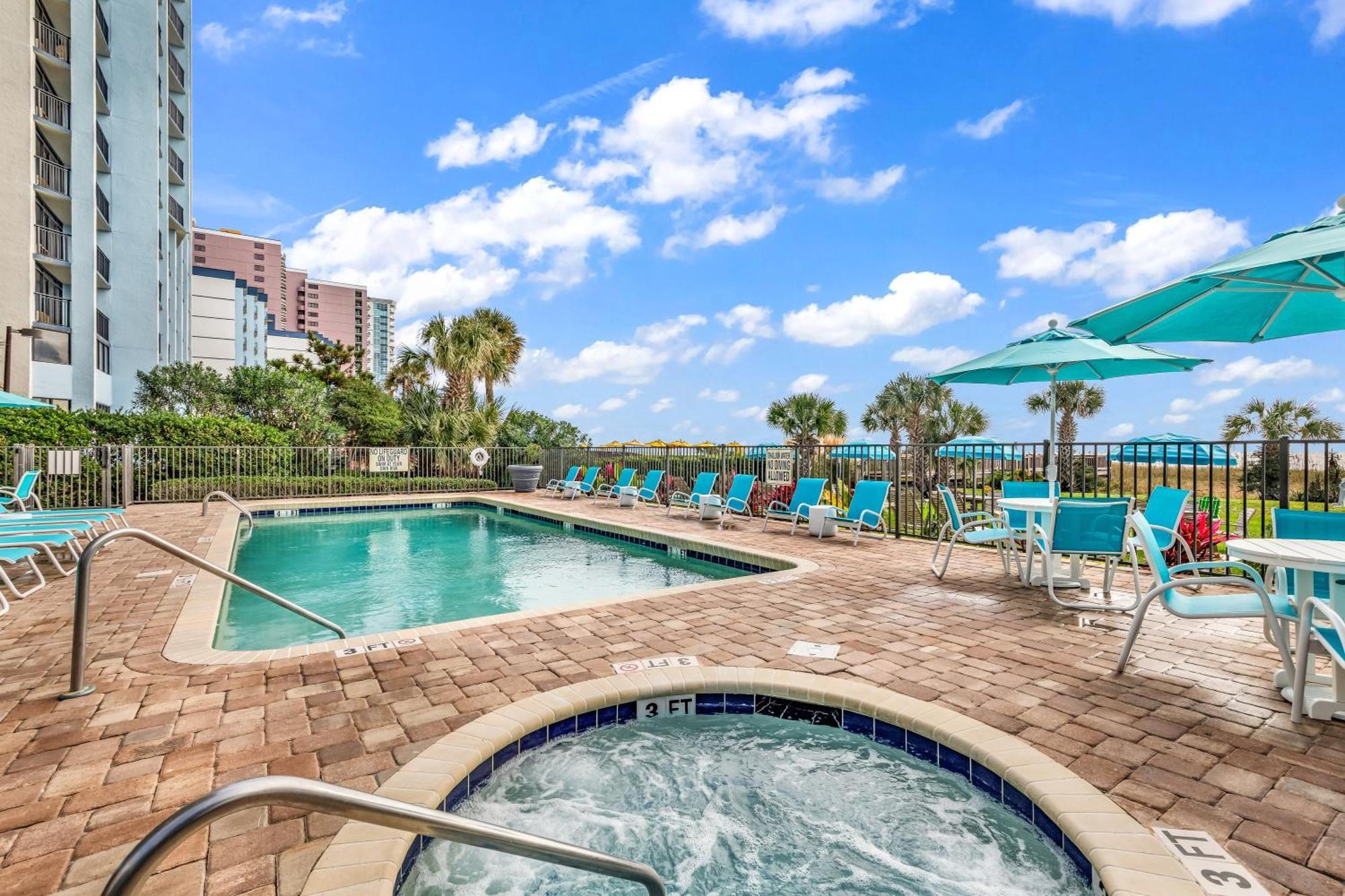 5Th Floor Direct Oceanfront Double Suite Sleeps 6 Meridian Plaza 503 Myrtle Beach Zewnętrze zdjęcie